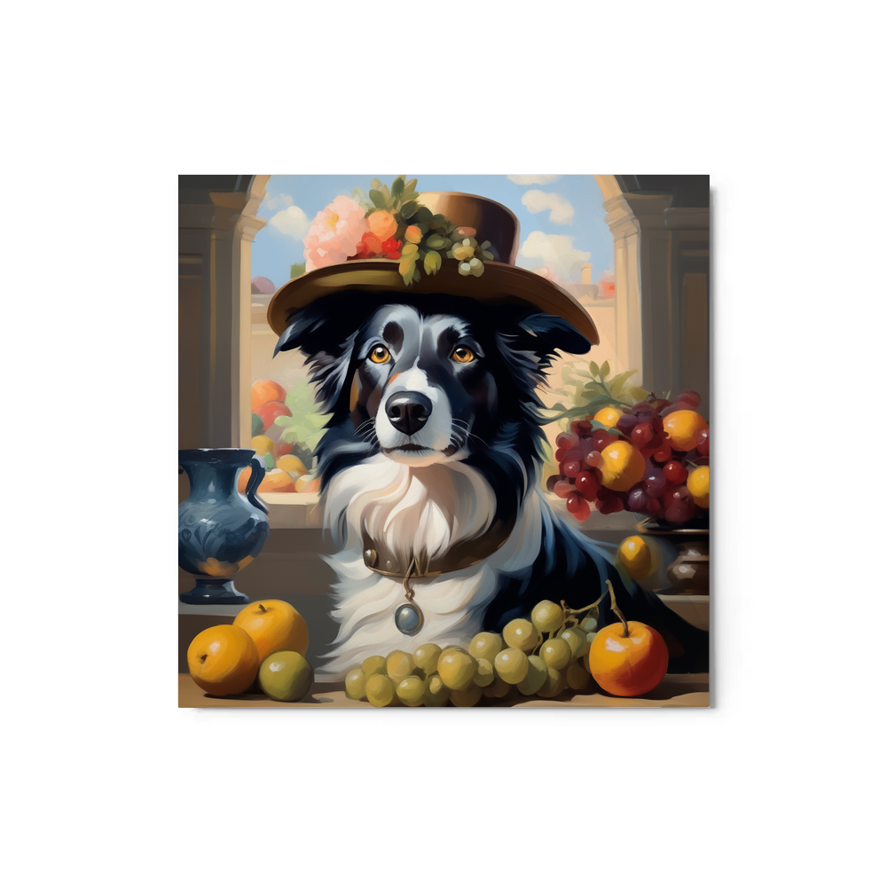 PugMug Custom Border Collie Metal Print