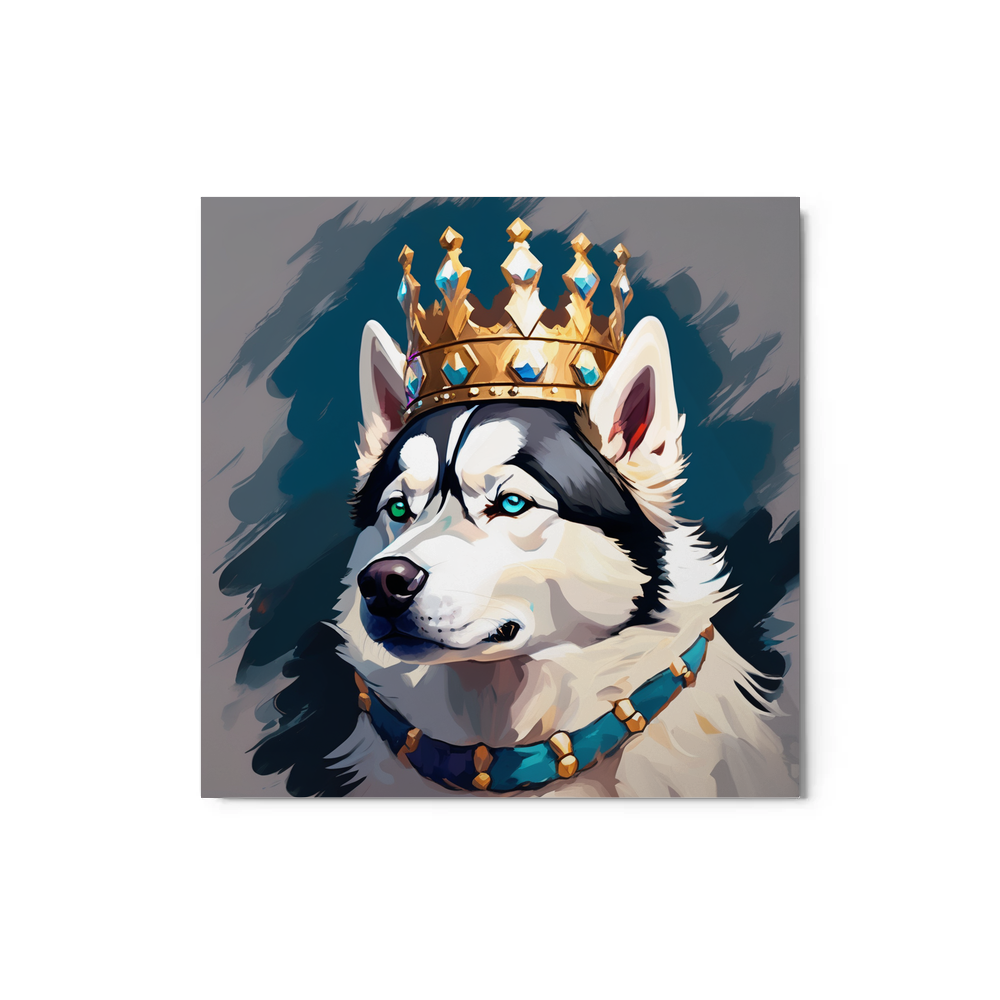 PugMug Custom Siberian Husky Metal Print