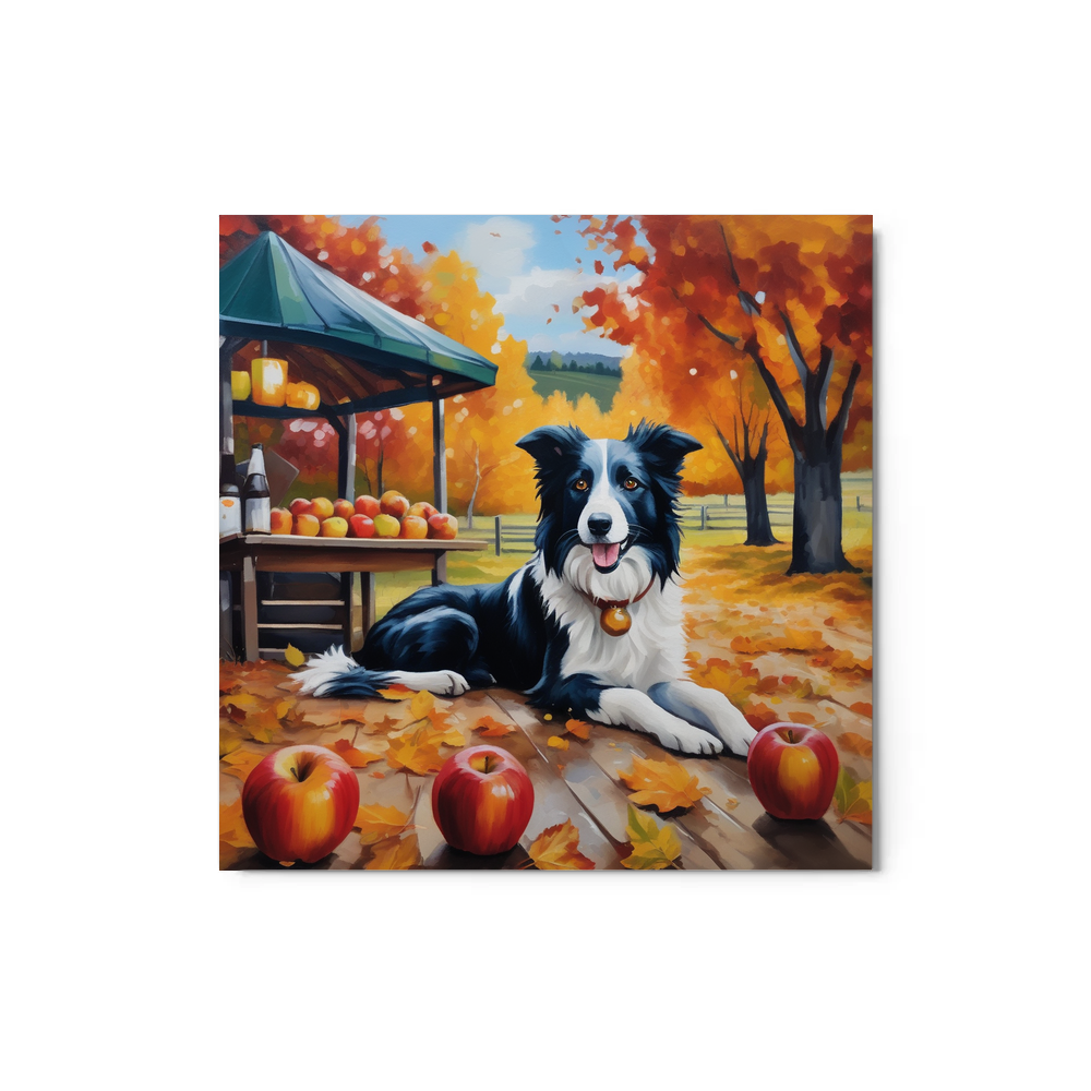 PugMug Custom Border Collie Metal Print