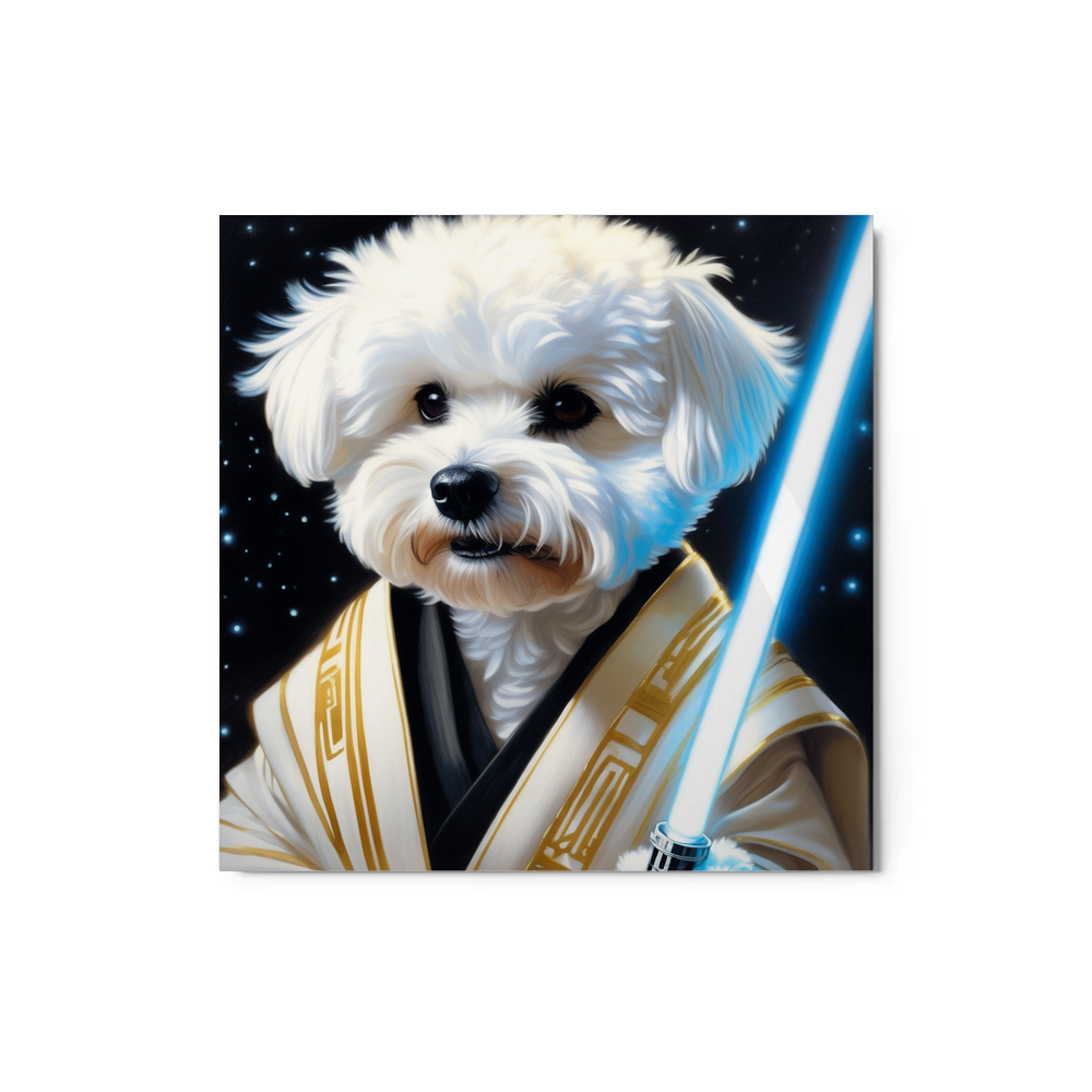 PugMug Custom Bichons Frise Metal Print