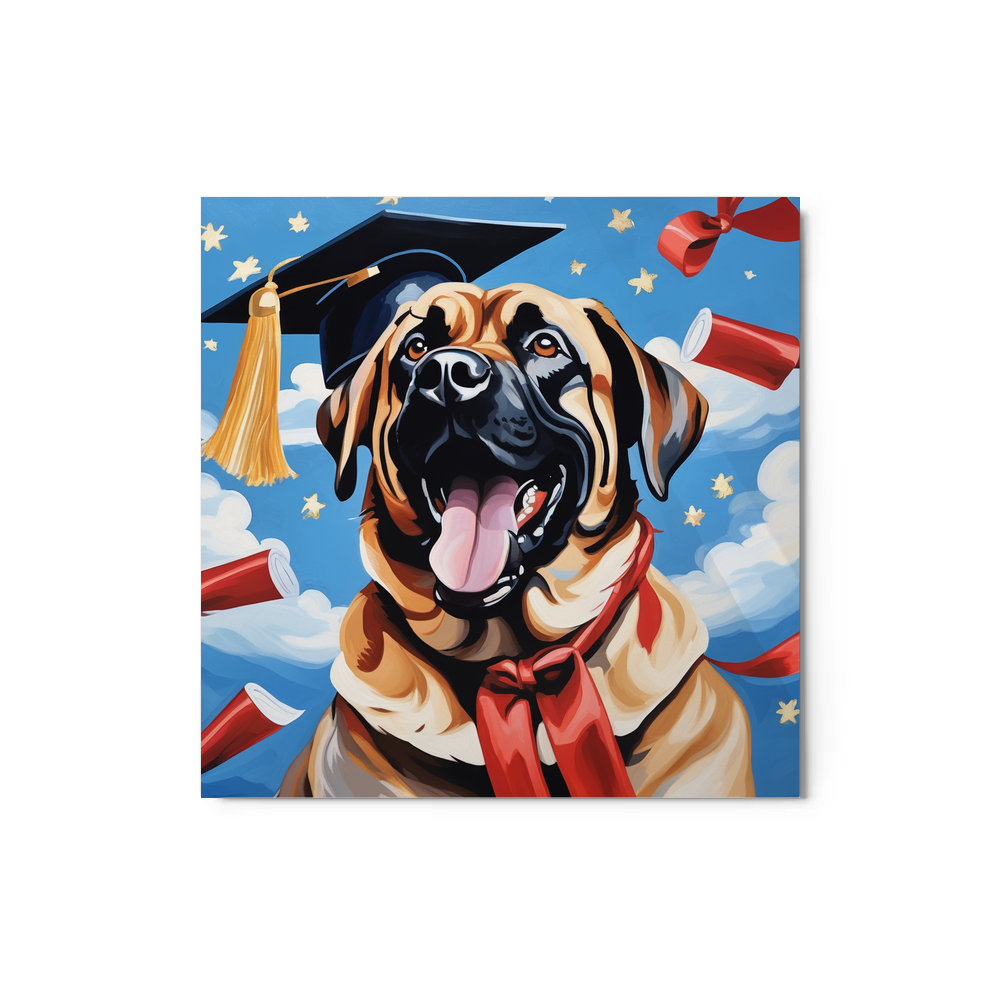 PugMug Custom Mastiff Metal Print