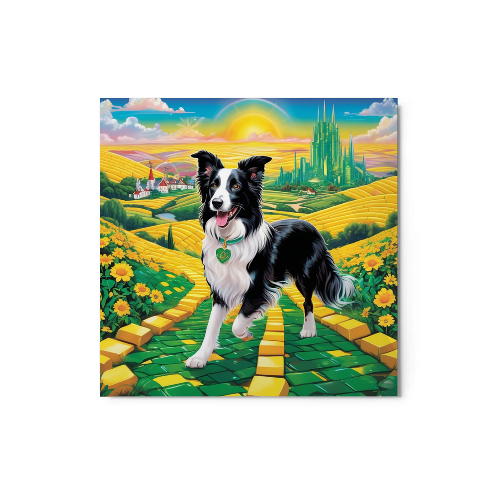 PugMug Custom Border Collie Metal Print