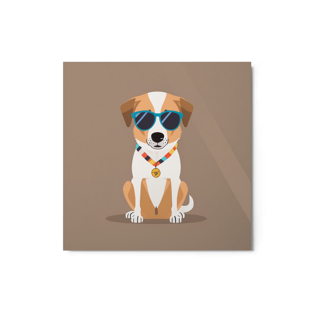 PugMug Custom Hazim Metal Print