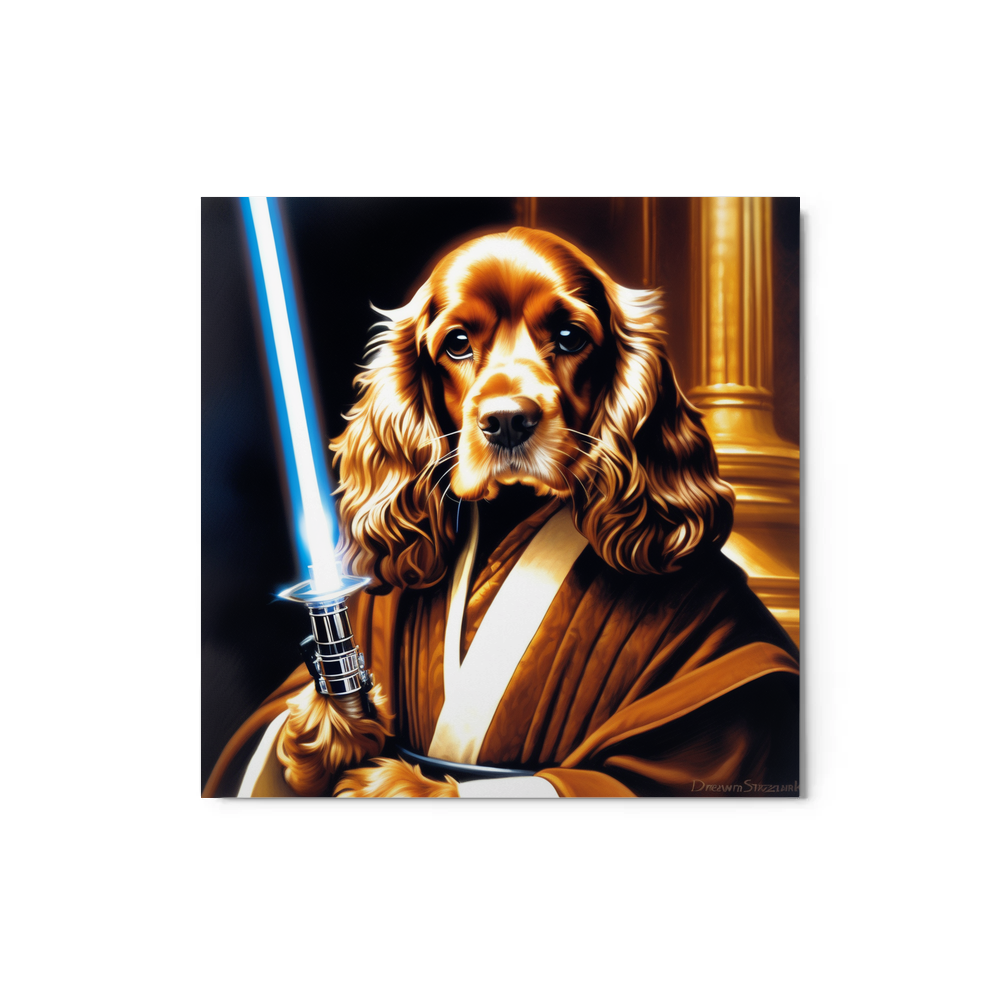 PugMug Custom English Cocker Spaniel Metal Print