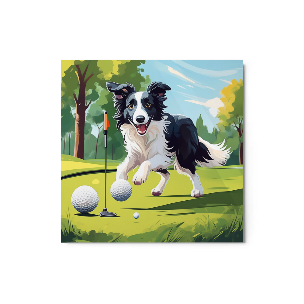 PugMug Custom Border Collie Metal Print