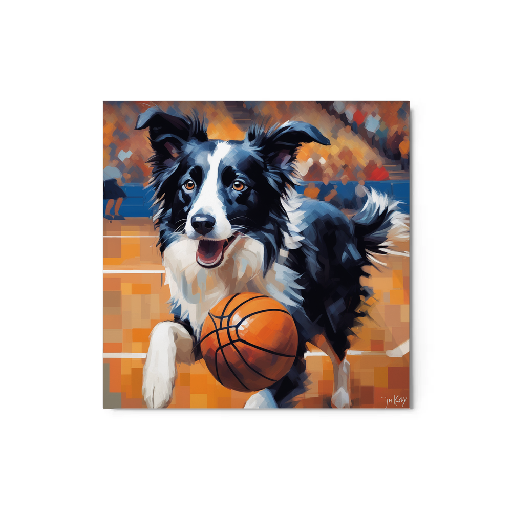 PugMug Custom Border Collie Metal Print