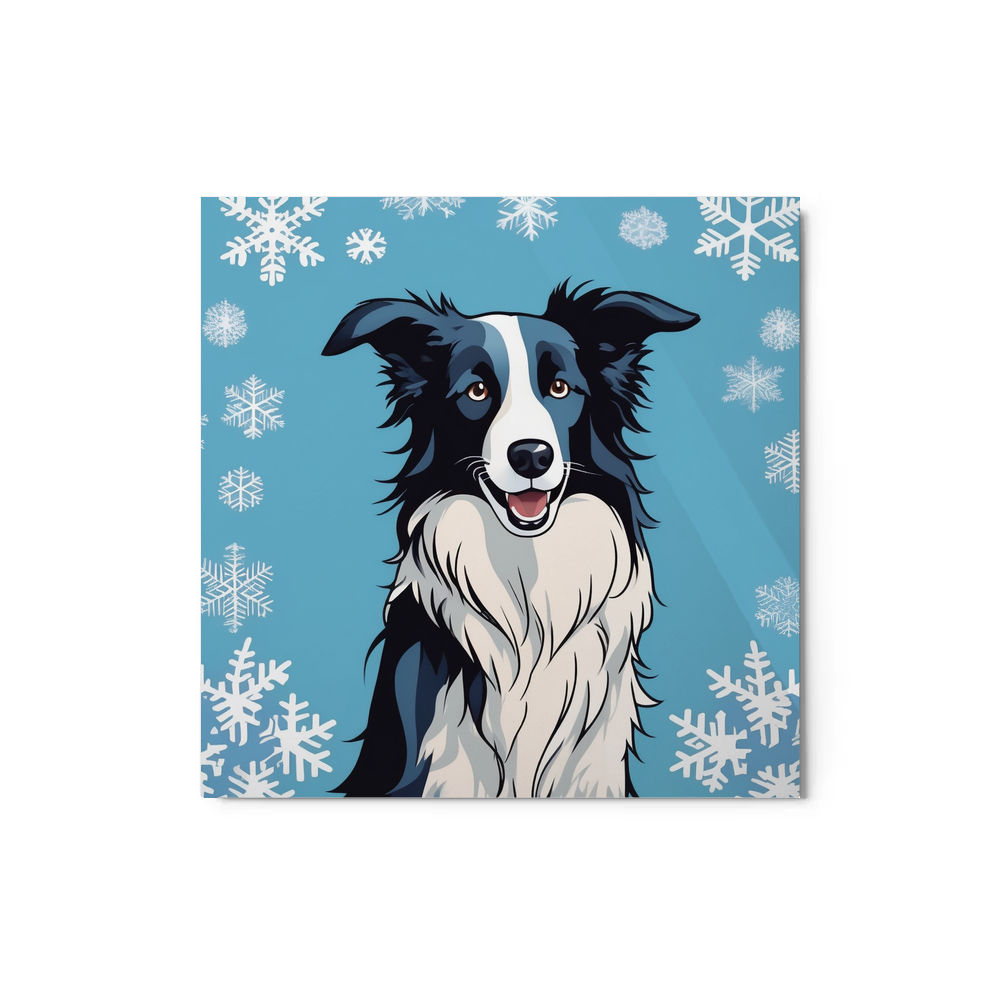 PugMug Custom Border Collie Metal Print
