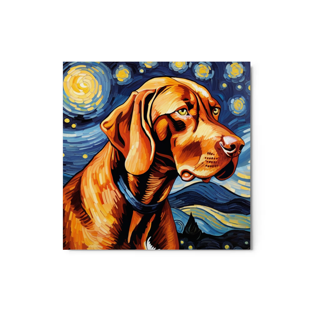 PugMug Custom Vizsla Metal Print
