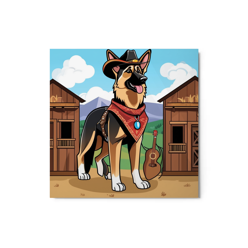 PugMug Custom German Shepherd Dog Metal Print