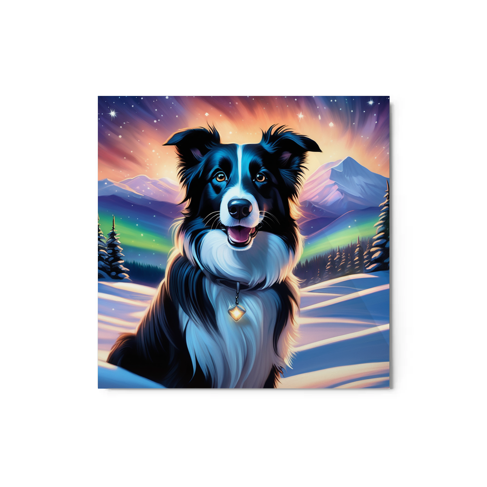 PugMug Custom Border Collie Metal Print