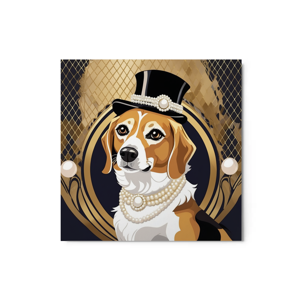 PugMug Custom Munchkin Metal Print