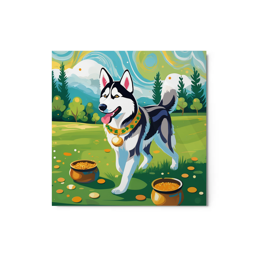 PugMug Custom Siberian Husky Metal Print