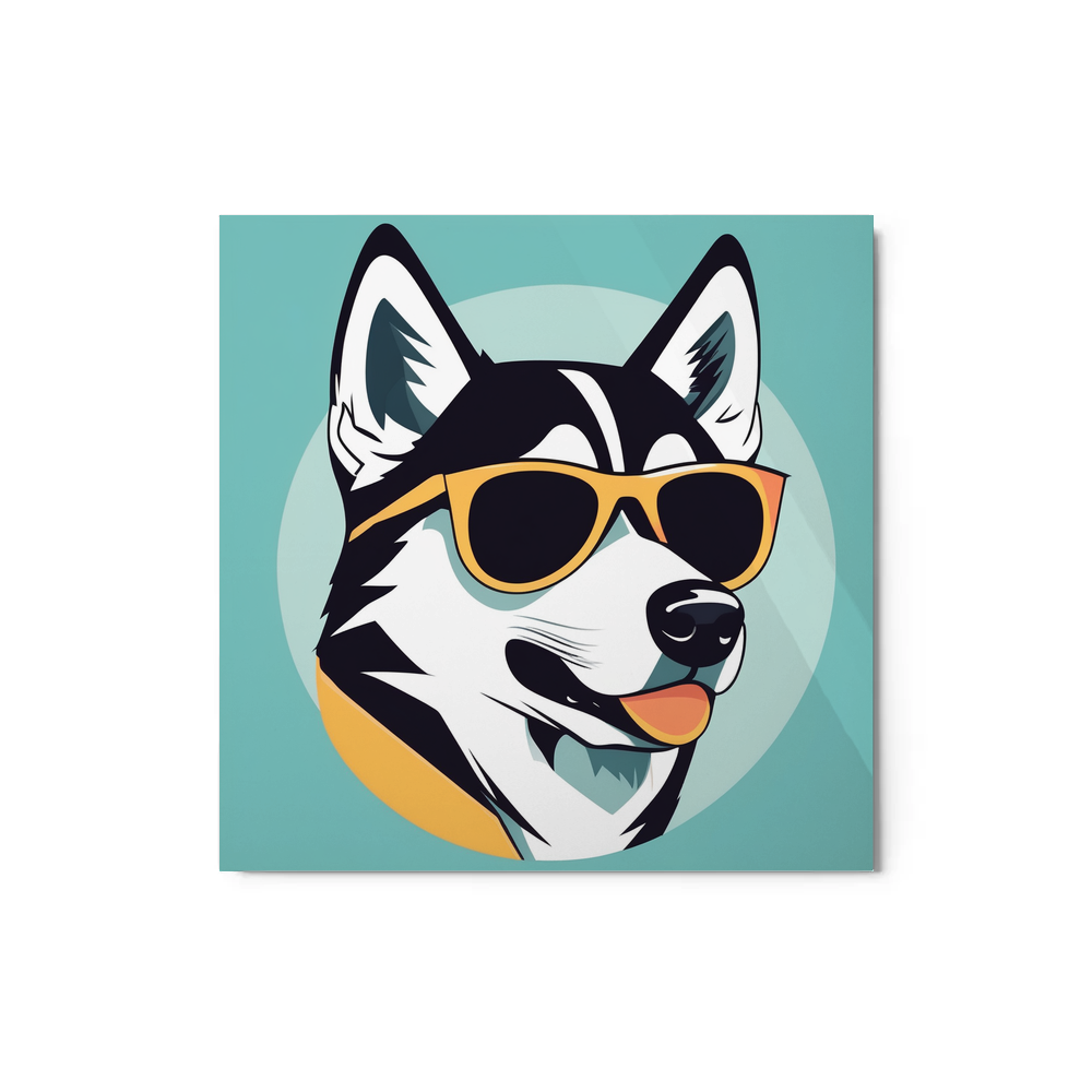 PugMug Custom Siberian Husky Metal Print