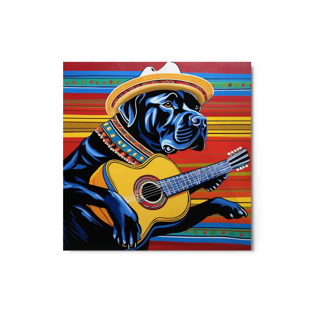 PugMug Custom Cane Corso Metal Print