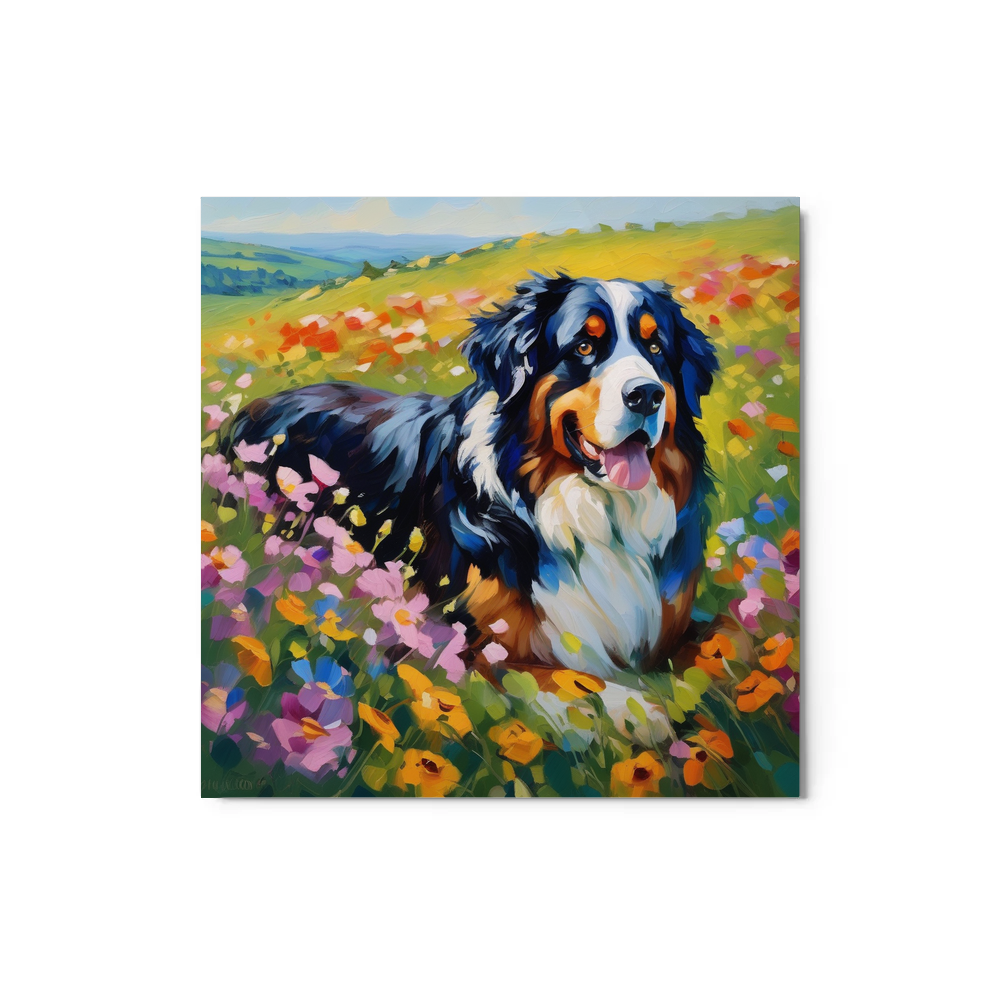 PugMug Custom Bernese Mountain Dog Metal Print