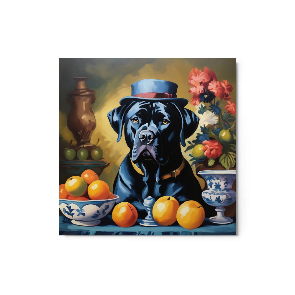 PugMug Custom Cane Corso Metal Print
