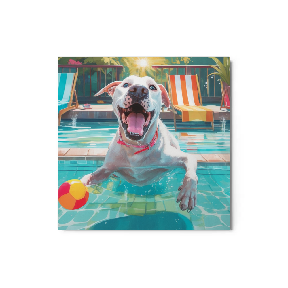 PugMug Custom Melody Metal Print