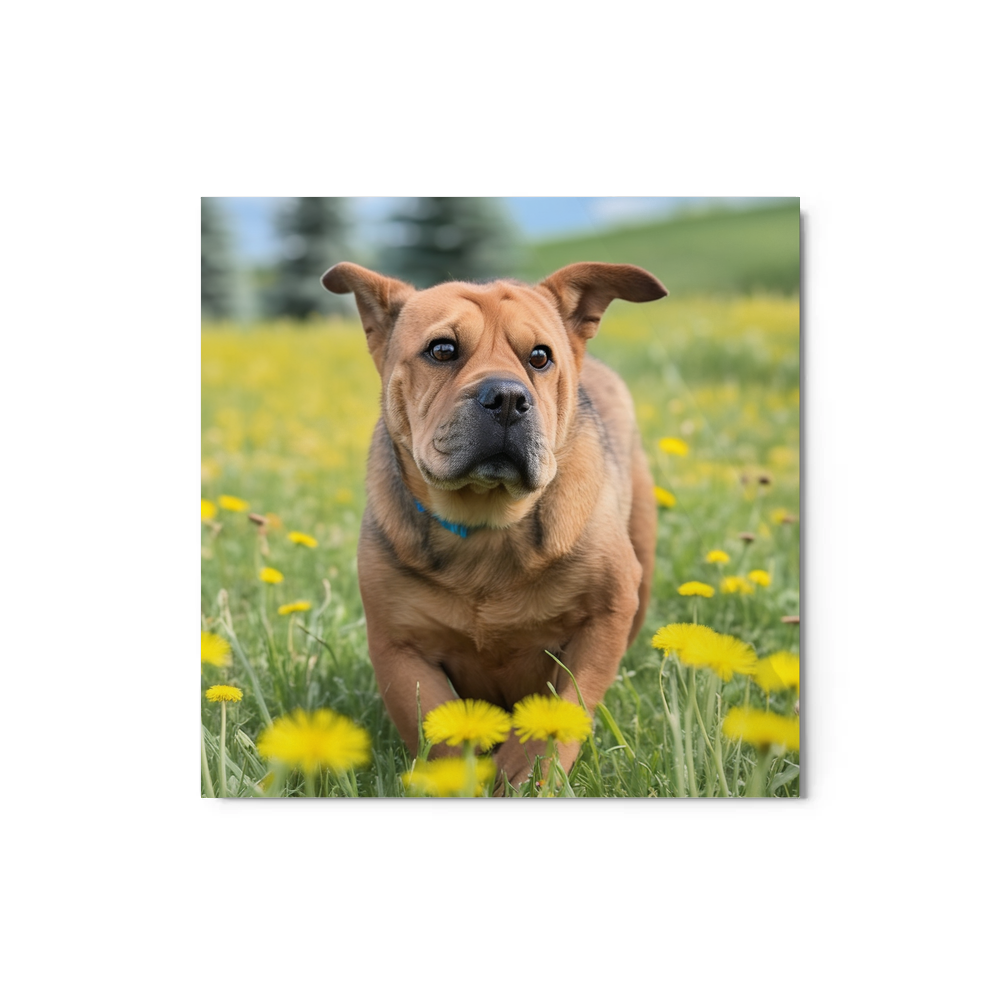 PugMug Custom Halina Metal Print