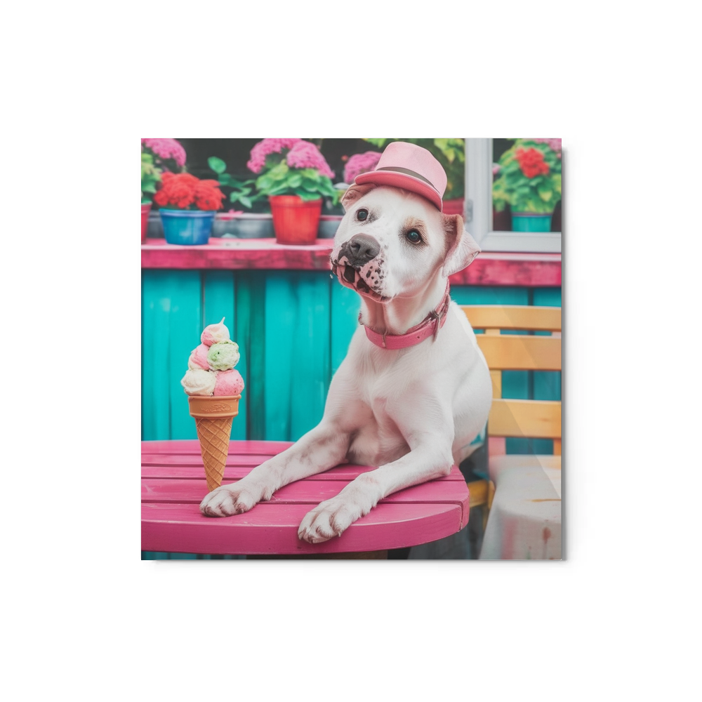 PugMug Custom Melody Metal Print