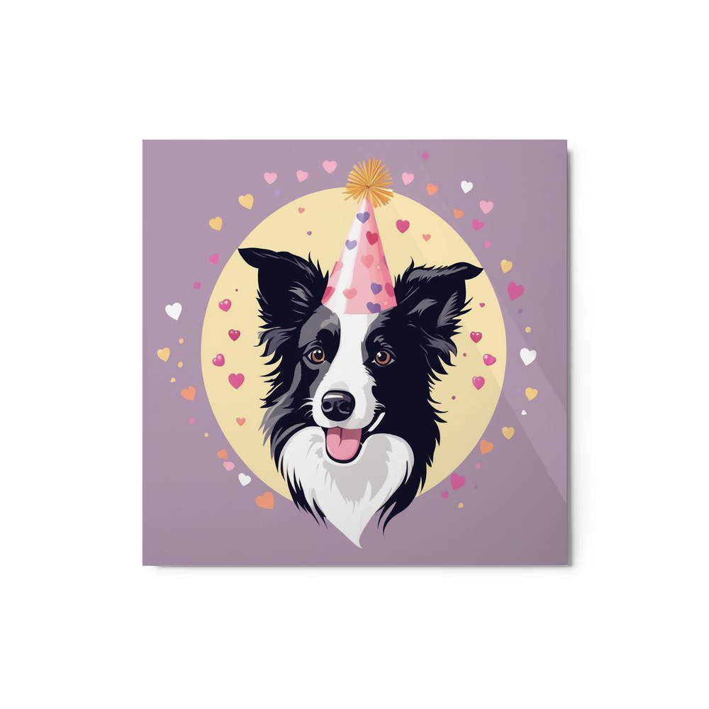 PugMug Custom Border Collie Metal Print