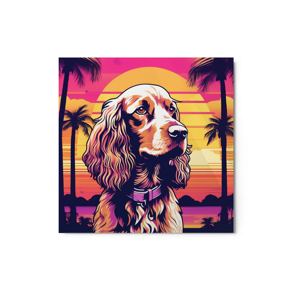 PugMug Custom Cocker Spaniel Metal Print