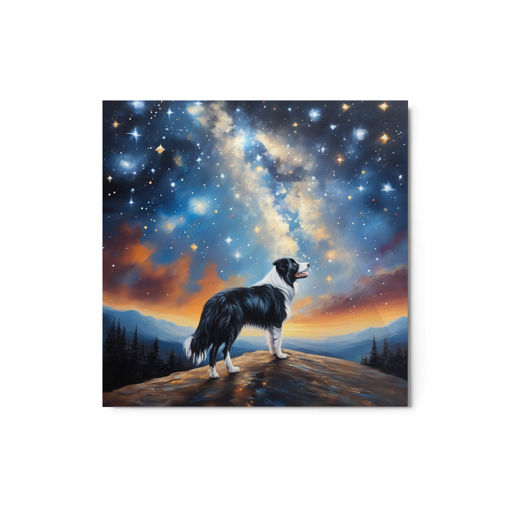 PugMug Custom Border Collie Metal Print