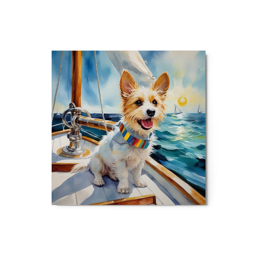 PugMug Custom Luna Metal Print