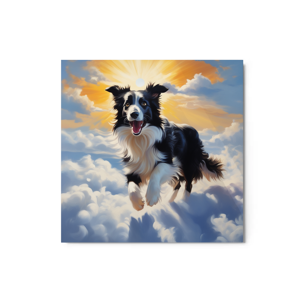 PugMug Custom Border Collie Metal Print
