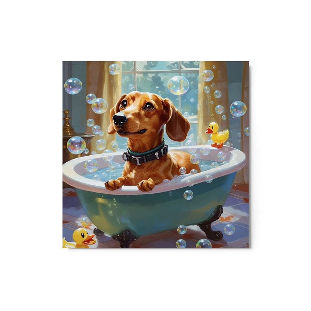 PugMug Custom Rex Metal Print