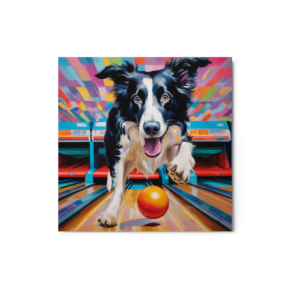 PugMug Custom Border Collie Metal Print
