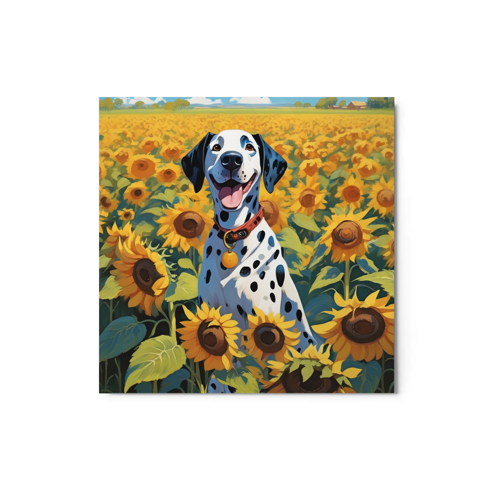 PugMug Custom Dalmatian Metal Print