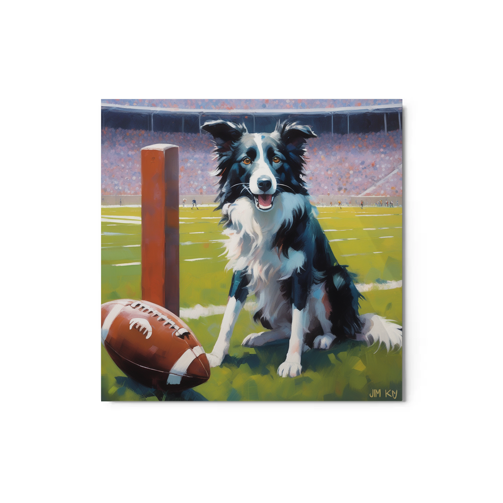 PugMug Custom Border Collie Metal Print