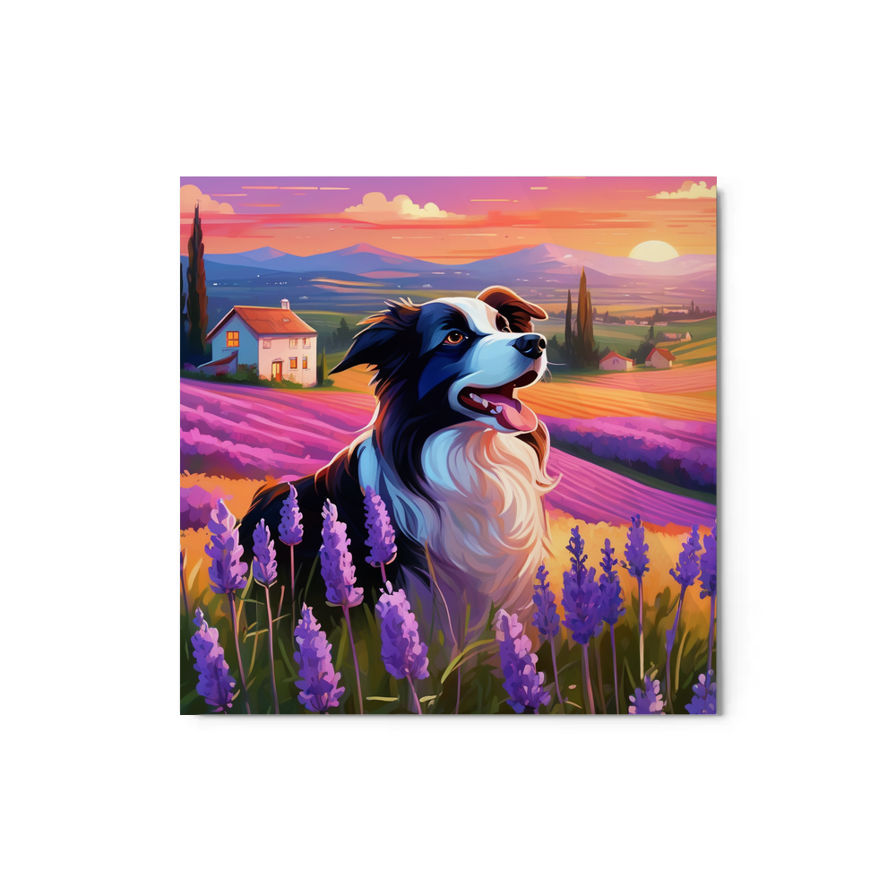 PugMug Custom Border Collie Metal Print