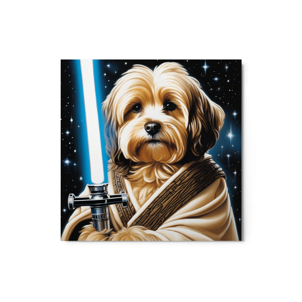 PugMug Custom Tan Havanese Dog Metal Print