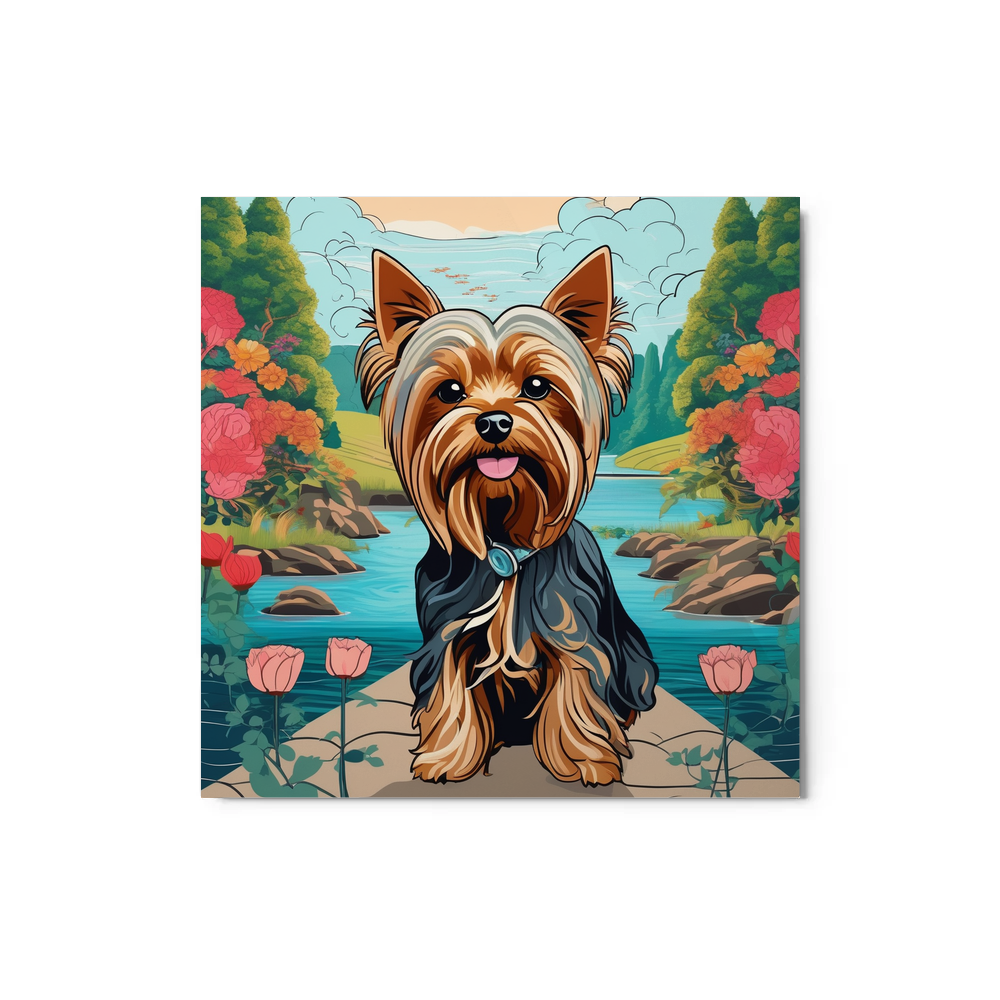 PugMug Custom Yorkshire Terrier Metal Print