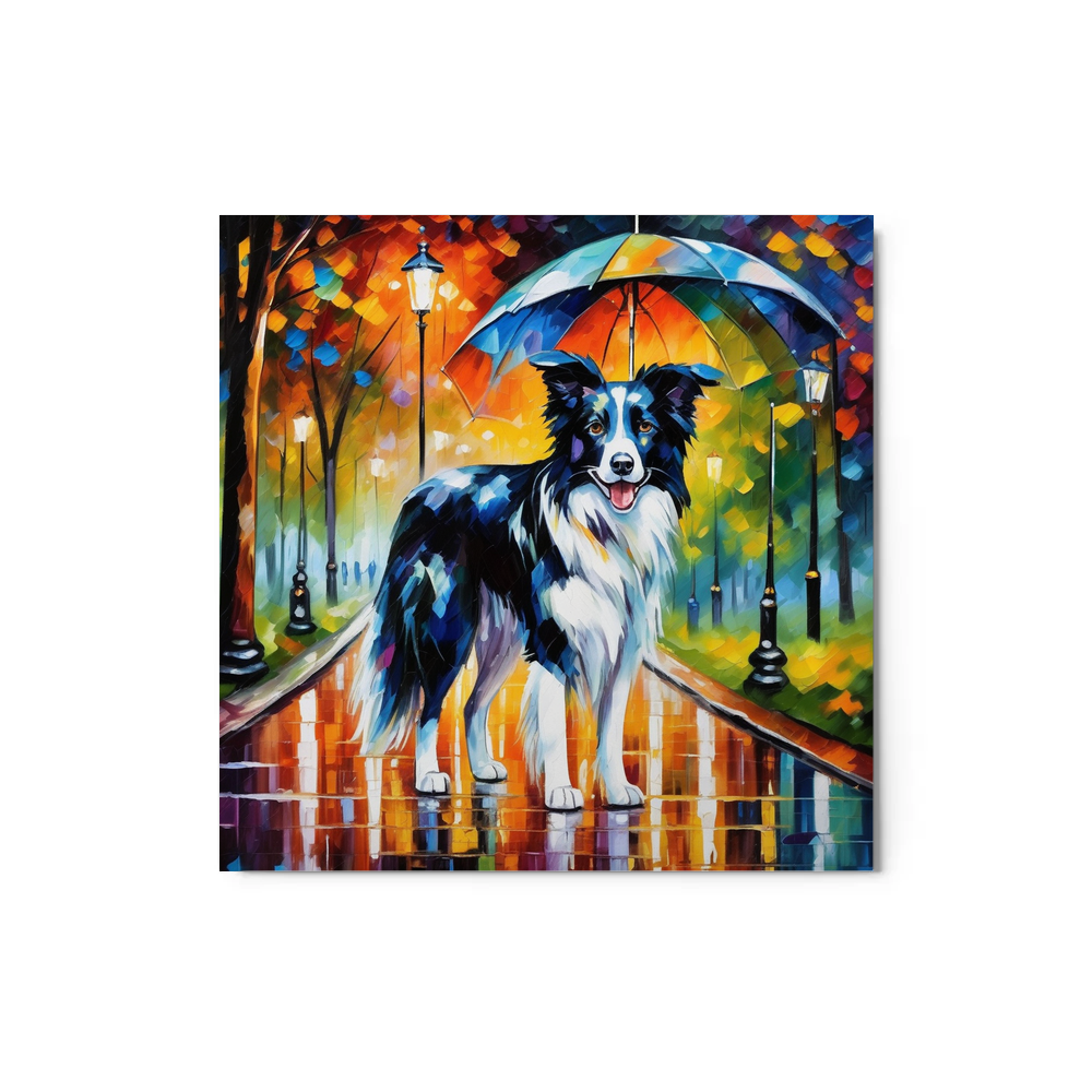 PugMug Custom Border Collie Metal Print