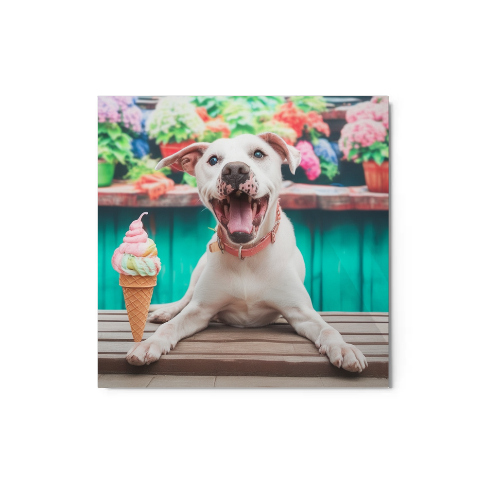 PugMug Custom Melody Metal Print