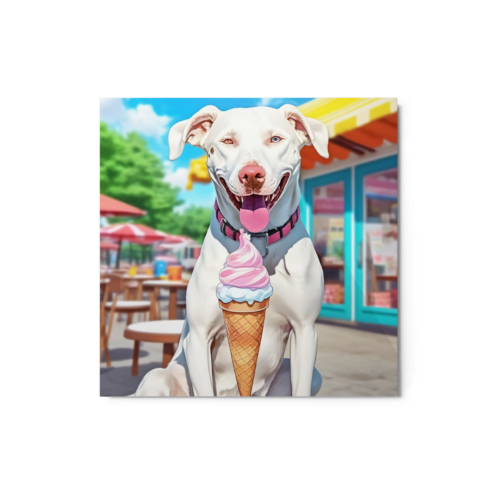 PugMug Custom Penny Metal Print