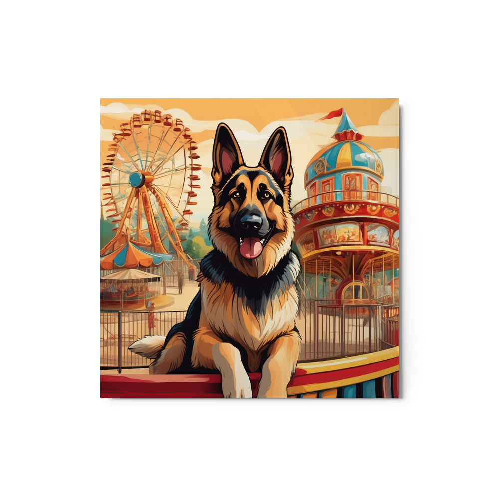 PugMug Custom German Shepherd Dog Metal Print