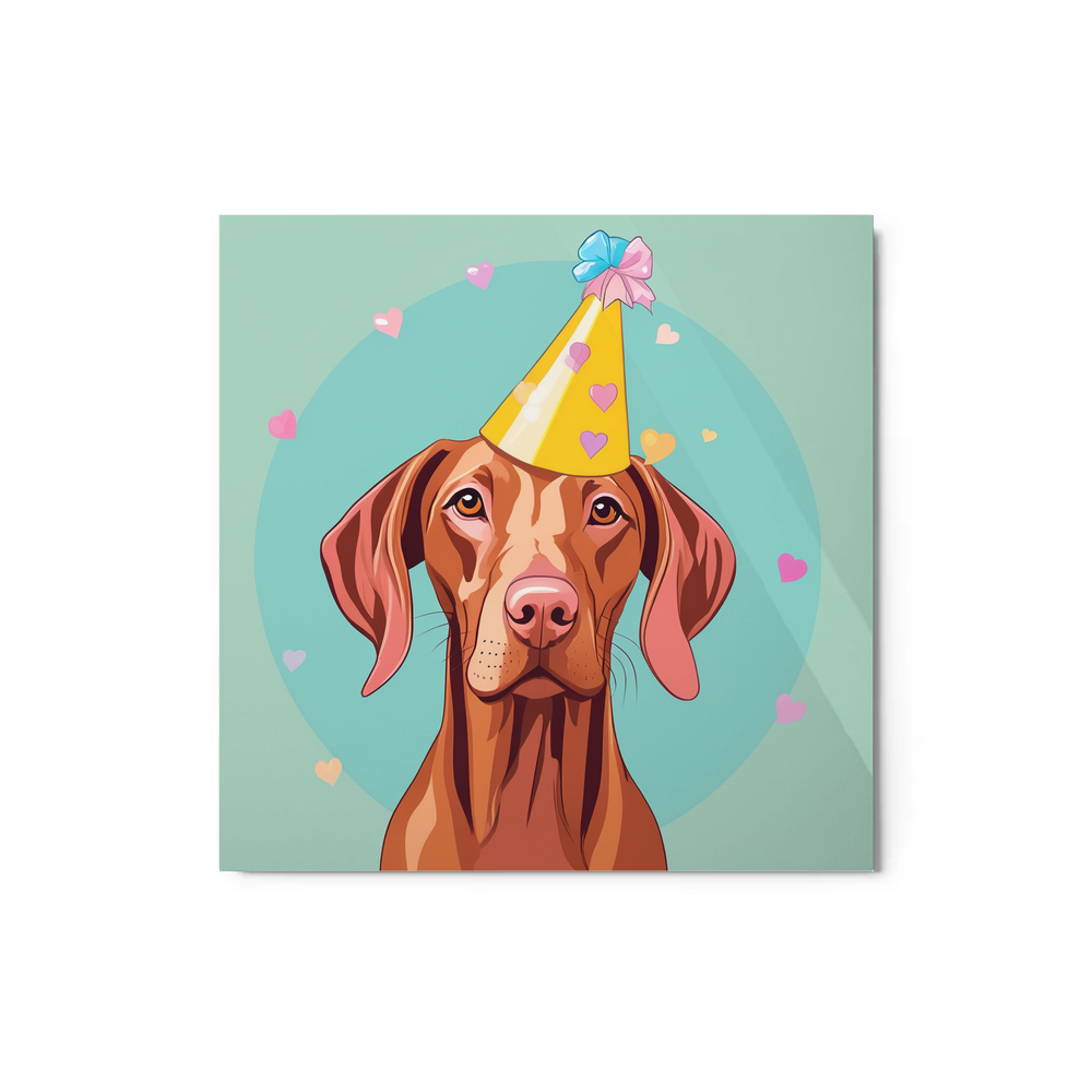 PugMug Custom Vizsla Metal Print