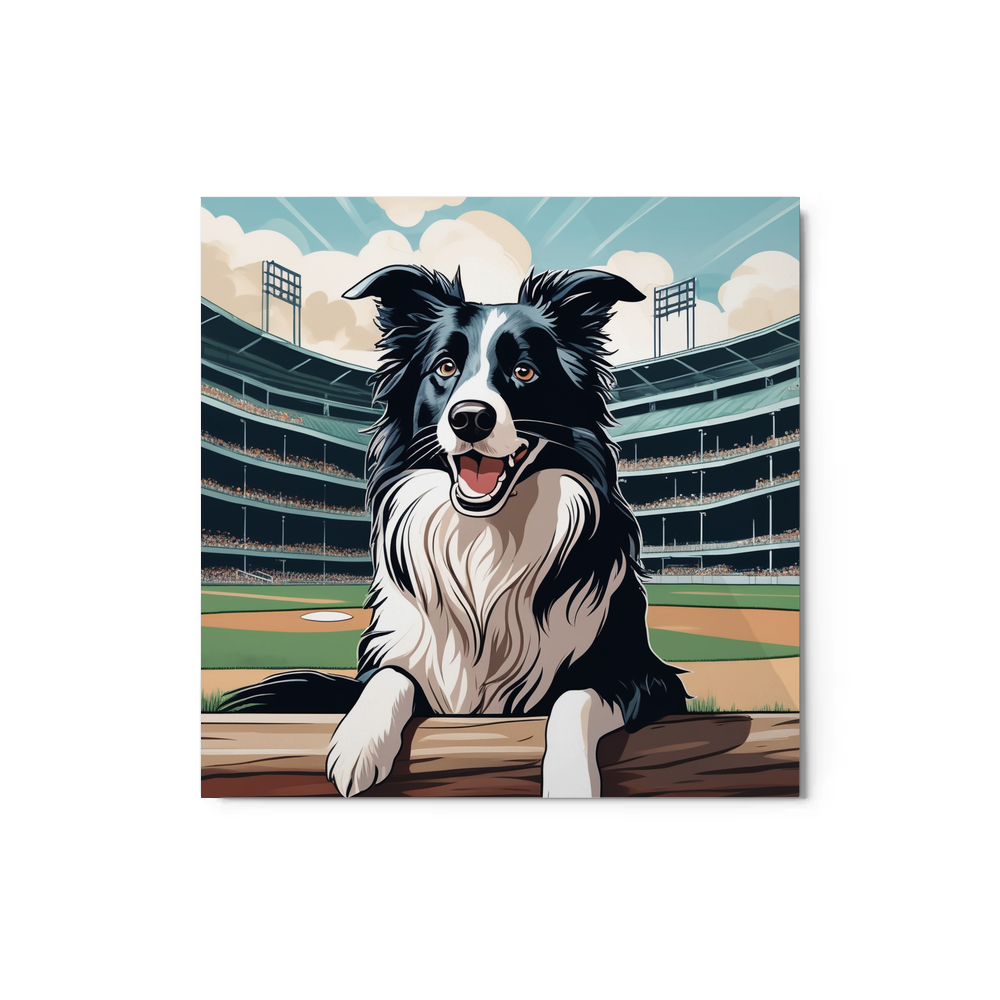 PugMug Custom Border Collie Metal Print
