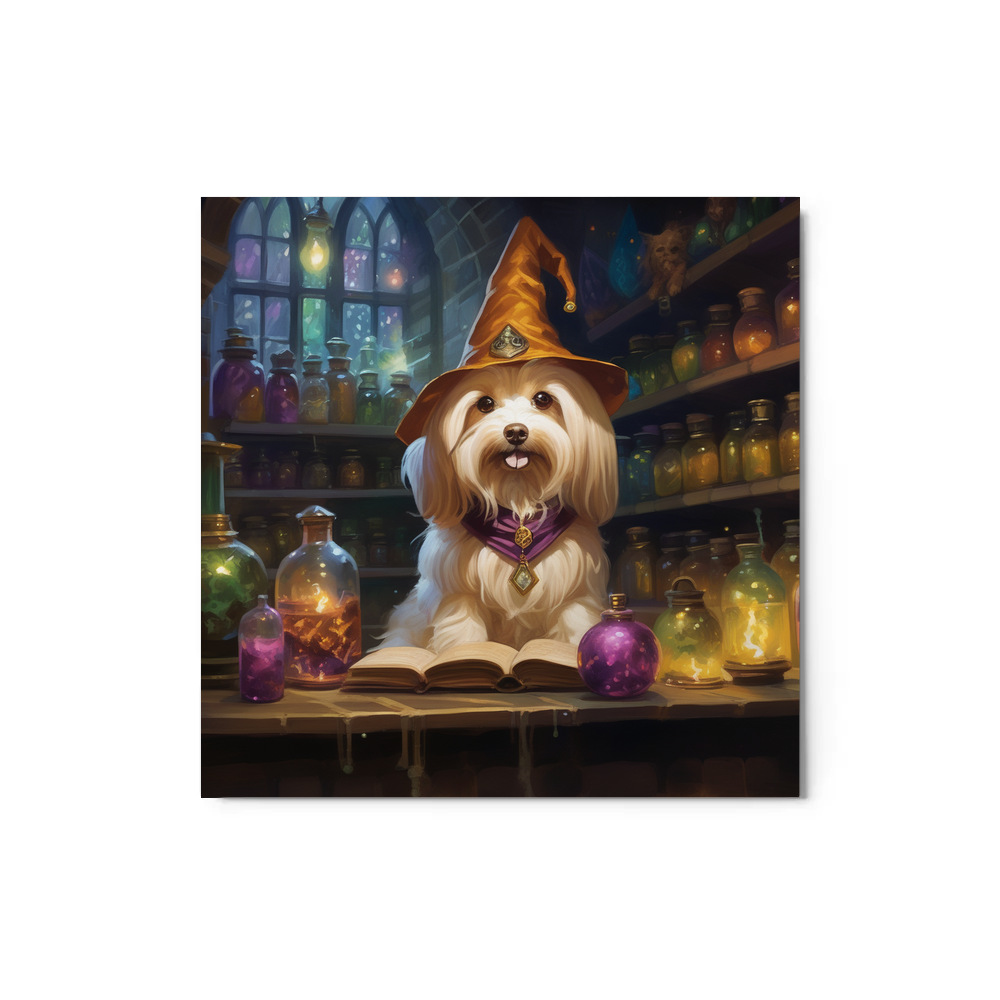 PugMug Custom Tan Havanese Dog Metal Print