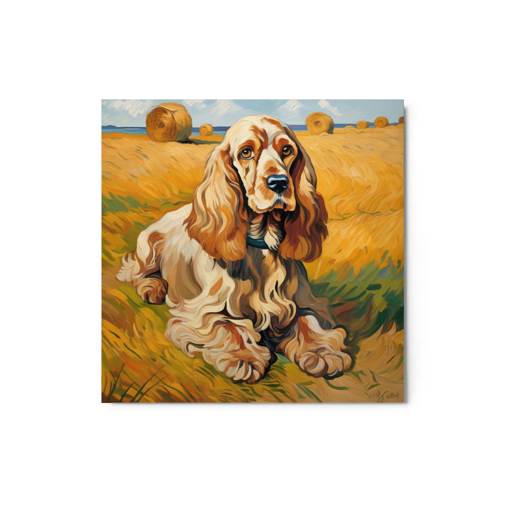 PugMug Custom Cocker Spaniel Metal Print