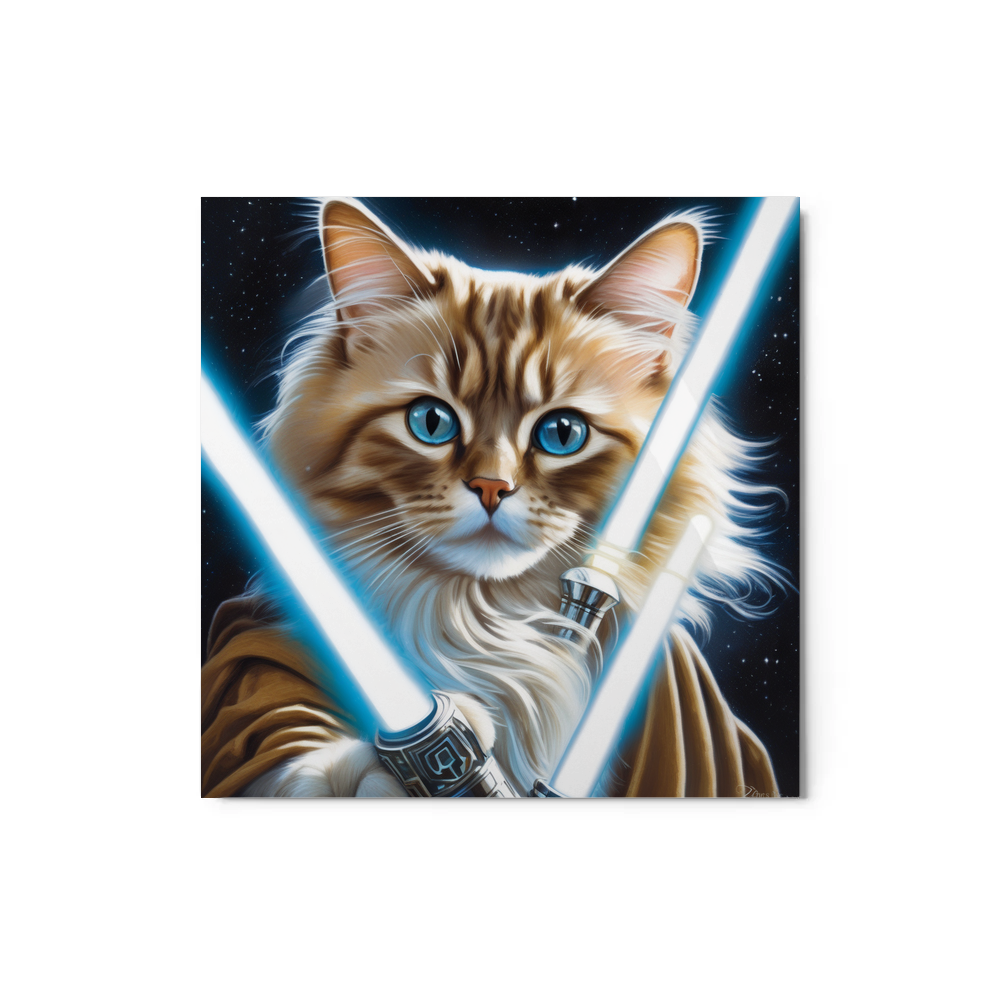 PugMug Custom Tabby Ragdoll Cat Metal Print