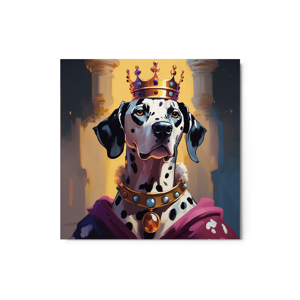 PugMug Custom Dalmatian Metal Print