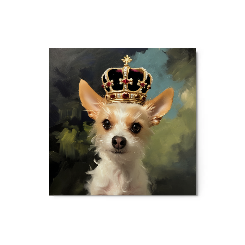 PugMug Custom Luna Metal Print