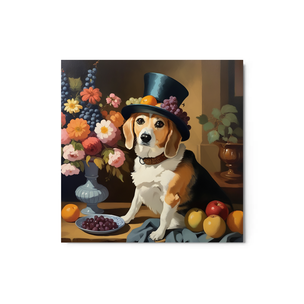 PugMug Custom Munchkin Metal Print