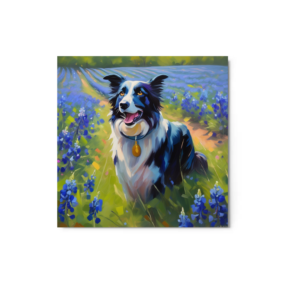 PugMug Custom Border Collie Metal Print