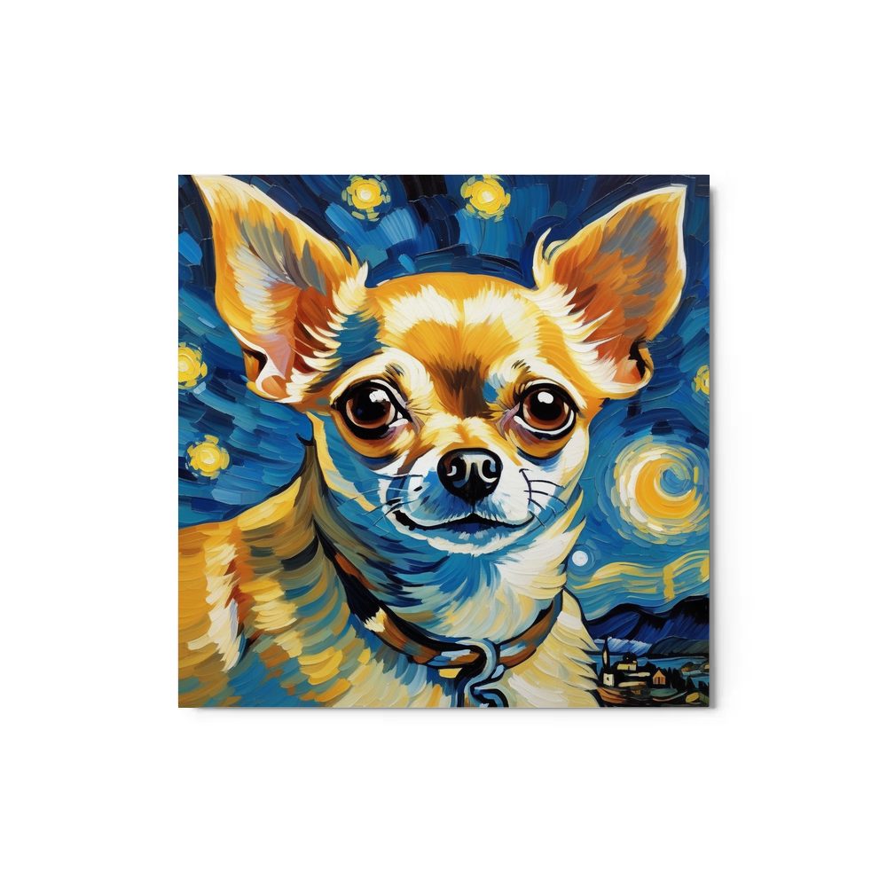 PugMug Custom Chihuahua Metal Print
