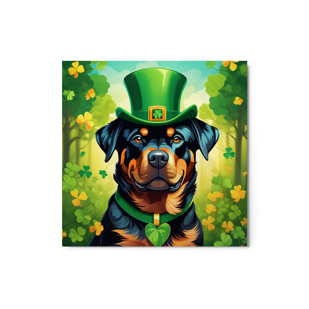 PugMug Custom Rottweiler Metal Print